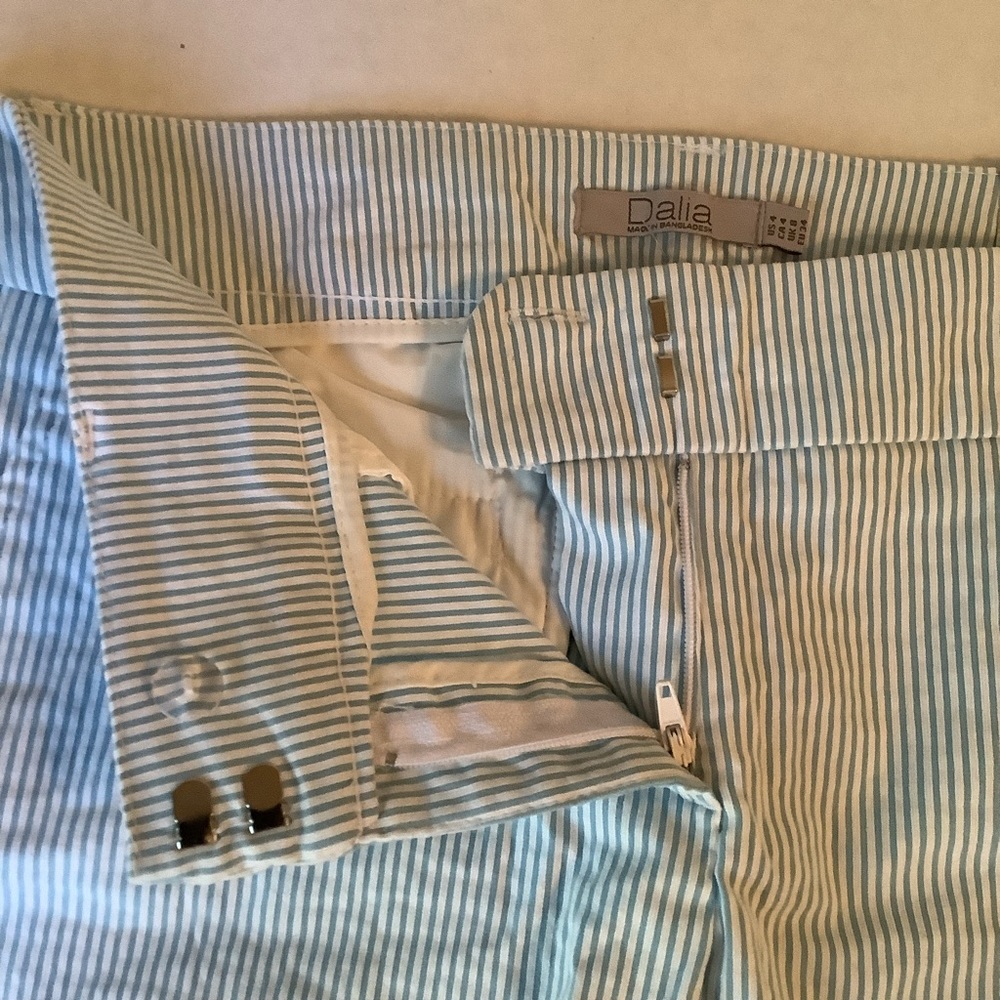 Dalia City Fit Striped Shorts Size 4 New - Picture 8 of 15